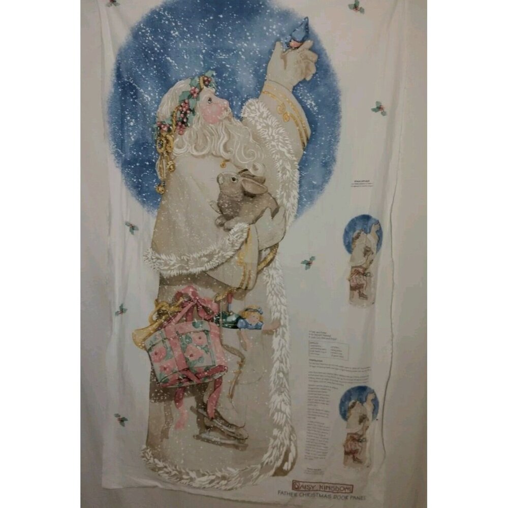 Daisy Kingdom Father Christmas Fabric Door Panel Decor Project Magical Santa